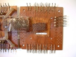 Core memory opened up, top board
