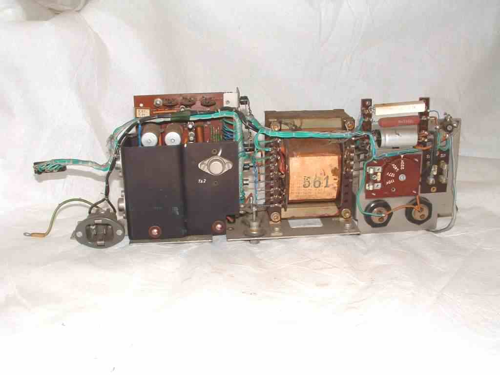 Power supply assembly before restoration, click image for a larger version