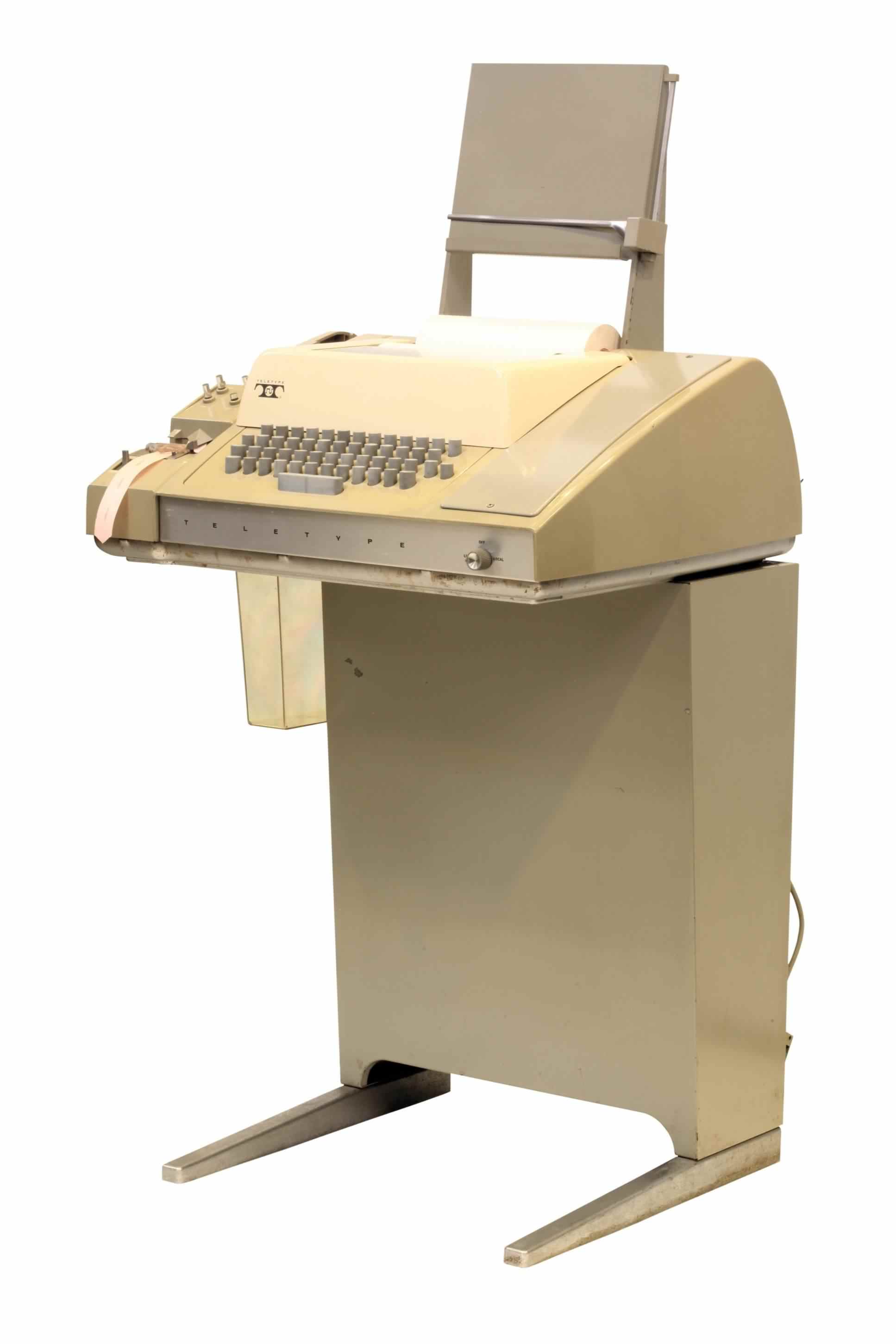 Teletype Corporation model ASR33, click for a larger image, photo licensed for reuse CCASA2.0